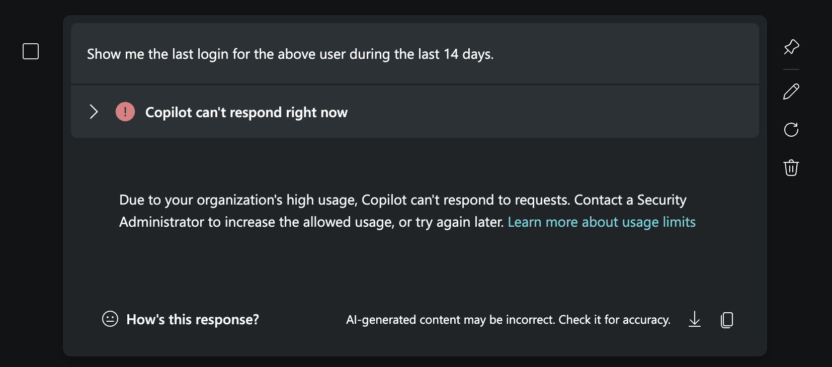 Security Copilot screenshot 7