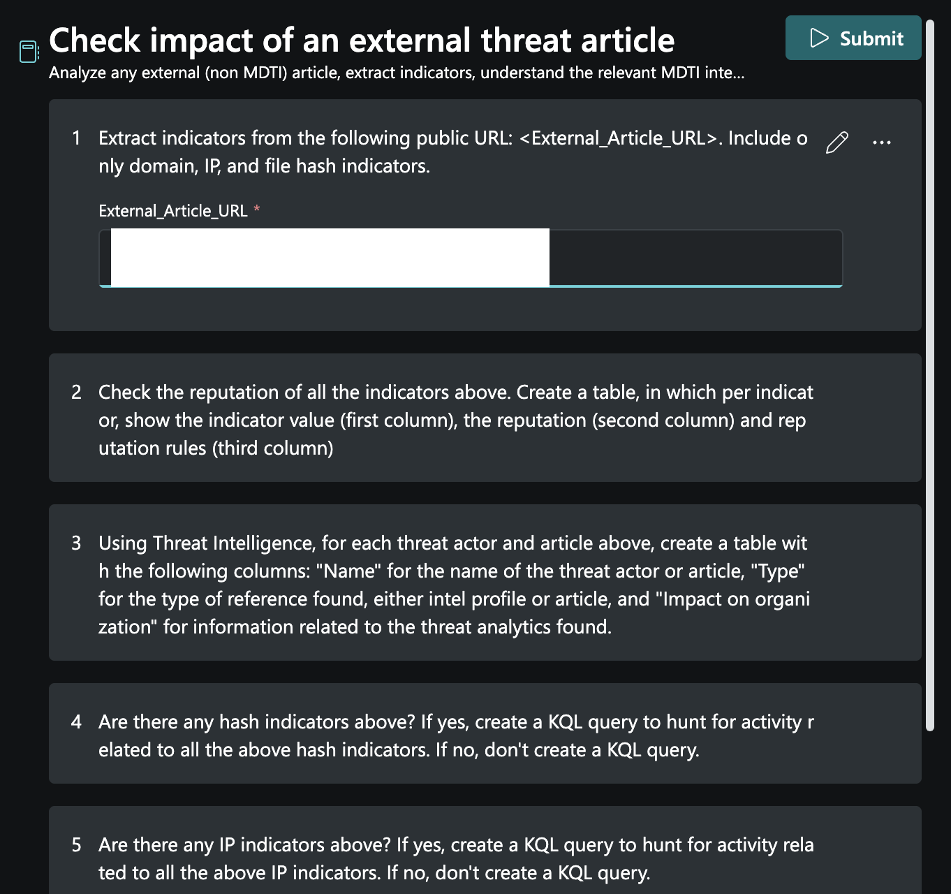 Security Copilot screenshot 9